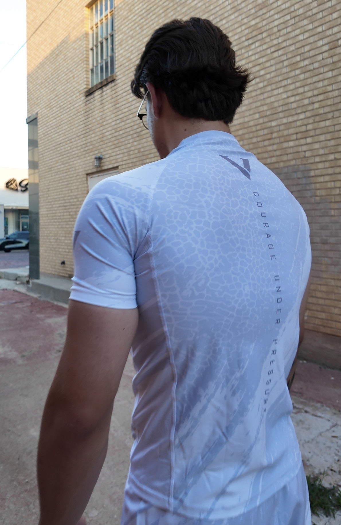Bone White Rash Guard Set